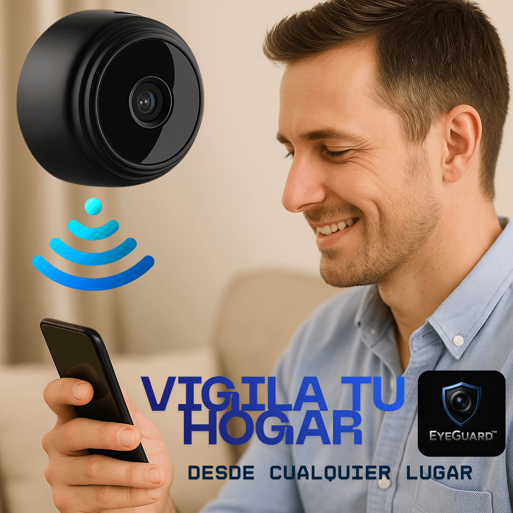 MINI CÁMARA DE SEGURIDAD - Control total invisible estés donde estés